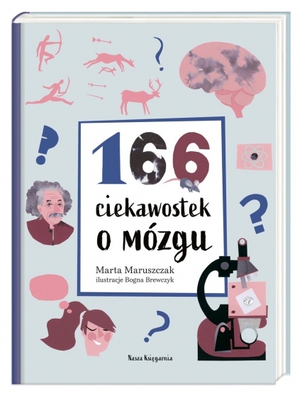 166 ciekawostek o mózgu - Marta Maruszczak | okładka
