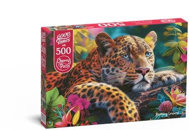 Puzzle 500 CherryPazzi Reclining Leopard 20166 -  | okładka