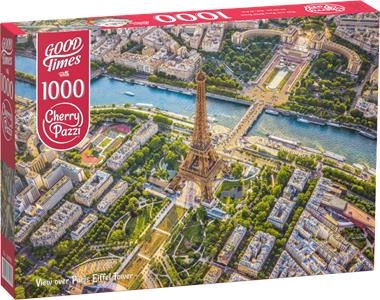 Puzzle 1000 CherryPazzi View over Paris Eiffel Tower 30189 -  | okładka