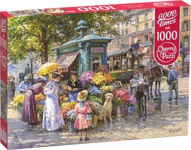 Puzzle 1000 CherryPazzi Blumenmarkt 30226 -  | okładka