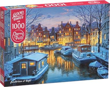 Puzzle 1000 CherryPazzi Amsterdam at Night 30264 -  | okładka
