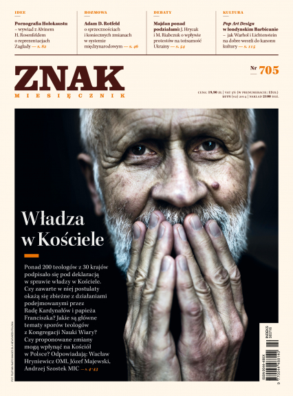 Miesięcznik „ZNAK”, luty 2014, nr 705 -  | okładka