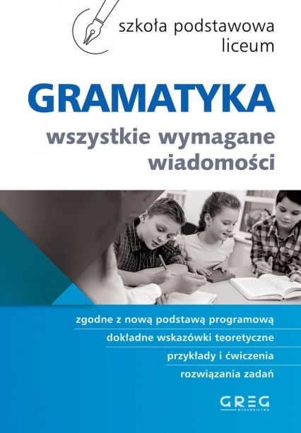 Gramatyka szkoła podstawowa gimnazjum - Dorota Stopka | okładka