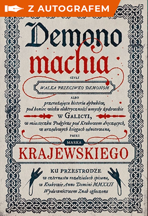 Demonomachia z autografem - Krajewski Marek | okładka