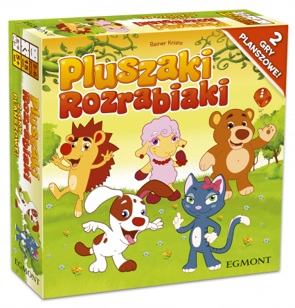 Pluszaki rozrabiaki (2w1) - gra planszowa -  | okładka