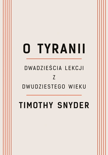 O tyranii (wyd. 2022) - Snyder Timothy | okładka