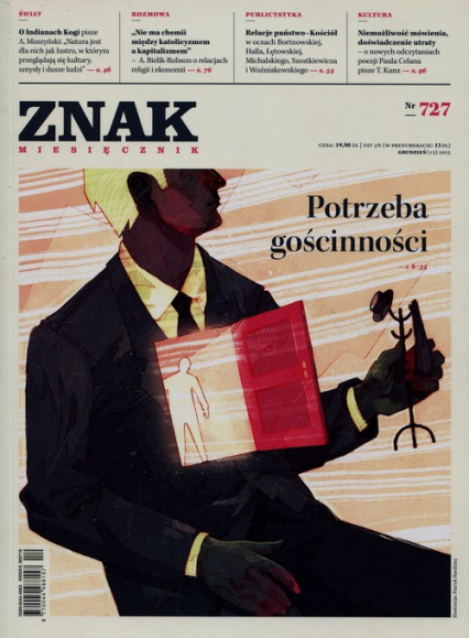 Miesięcznik „Znak", grudzień 2015, nr 727 -  | okładka