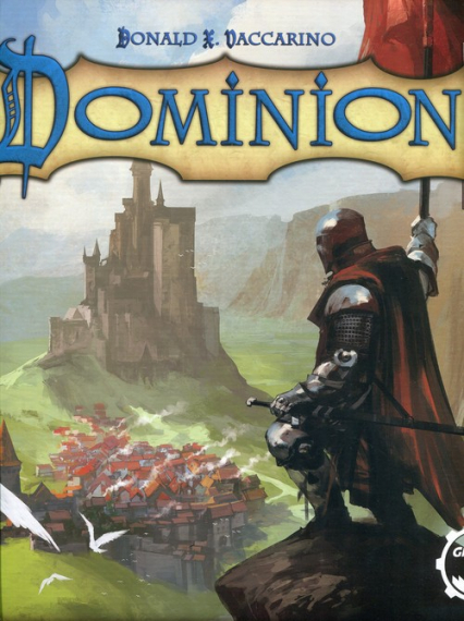 Dominion - gra planszowa
 - Donald X. Vaccarino | okładka