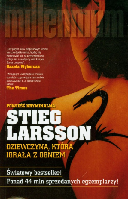 Dziewczyna, która igrała z ogniem - Stieg Larsson | okładka