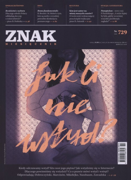 Miesięcznik "Znak", luty 2016, nr 729 -  | okładka