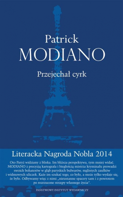 Przejechał cyrk - Patrick Modiano | okładka