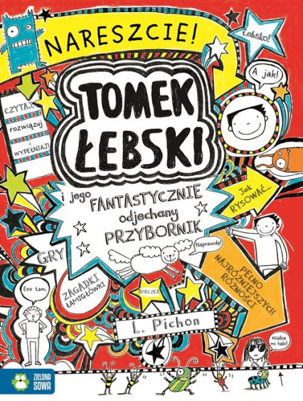 Tomek Łebski i jego fantastycznie odjechany przybornik - Liz Pichon | okładka