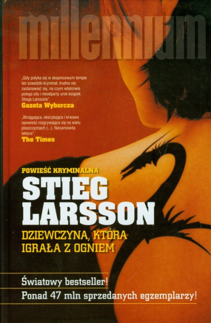 Dziewczyna, która igrała z ogniem - Stieg Larsson | okładka