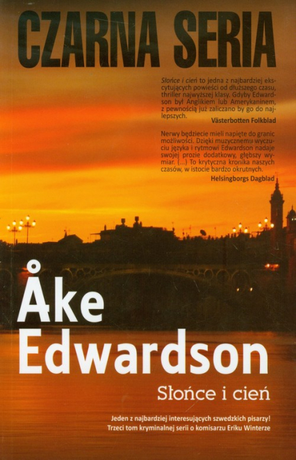Słońce i cień - Ake Edwardson | okładka