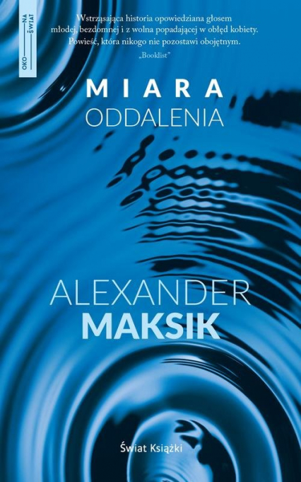 Miara oddalenia - Alexander Maksik | okładka