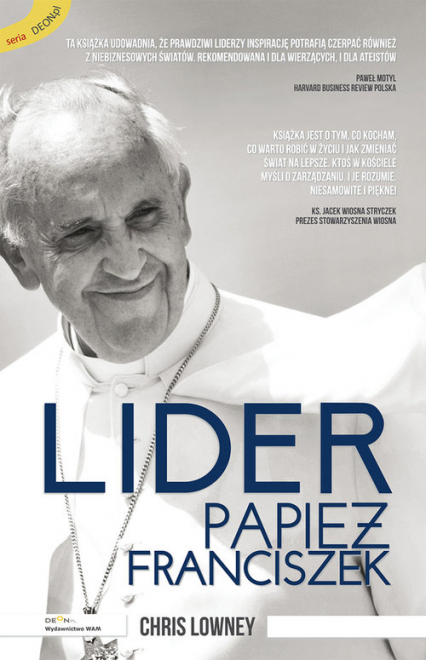 Lider Papież Franciszek - Chris Lowney | okładka
