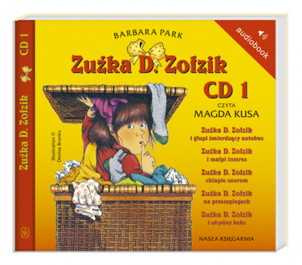 Zuźka D. Zołzik. Audiobook - Barbara Park | okładka