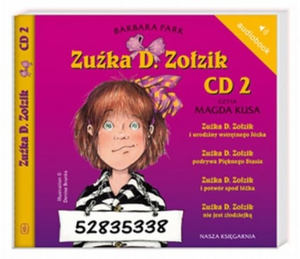Zuźka D. Zołzik CD 2 - Barbara Park | okładka