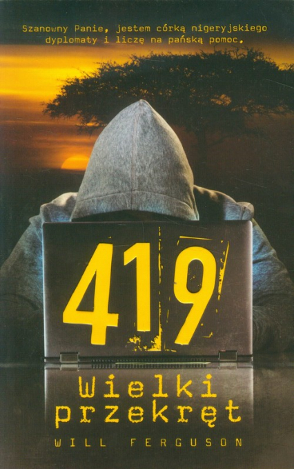419 Wielki przekręt - Will Fergusson | okładka