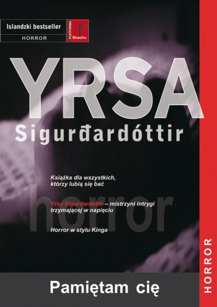 Pamiętam cię - Yrsa Sigurdardottir | okładka