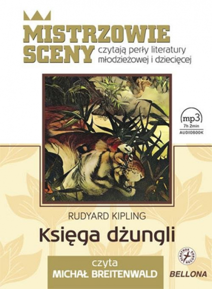 Księga dżungli. Audiobook - Rudyard Kipling | okładka