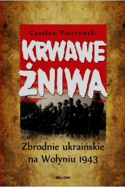 Krwawe żniwa. Zbrodnie ukraińskie na Wołyniu 1943 - Czesław Piotrowski | okładka