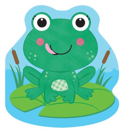 Mała żabka. Zabawa w kąpieli. Książeczka kąpielowa -  | okładka