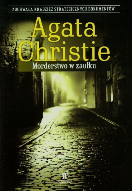 Morderstwo w zaułku - Agata Christie | okładka