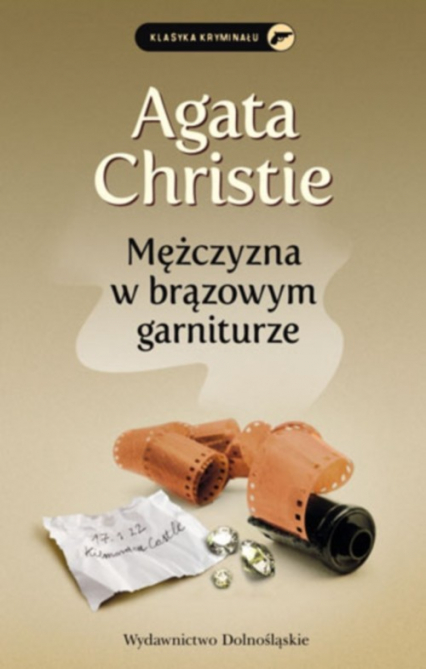 Mężczyzna w brązowym garniturze - Agata Christie | okładka