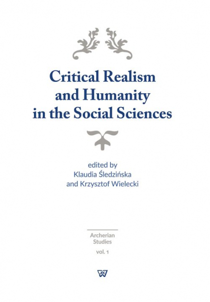 Critical Realism and Humanity in the Social Sciences -  | okładka
