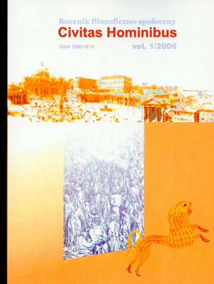 Rocznik filozoficzno społeczny Civitas Hominib 1/2006 -  | okładka