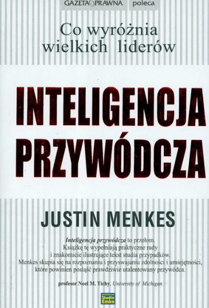 Inteligencja przywódcza - Justin Menkes | okładka