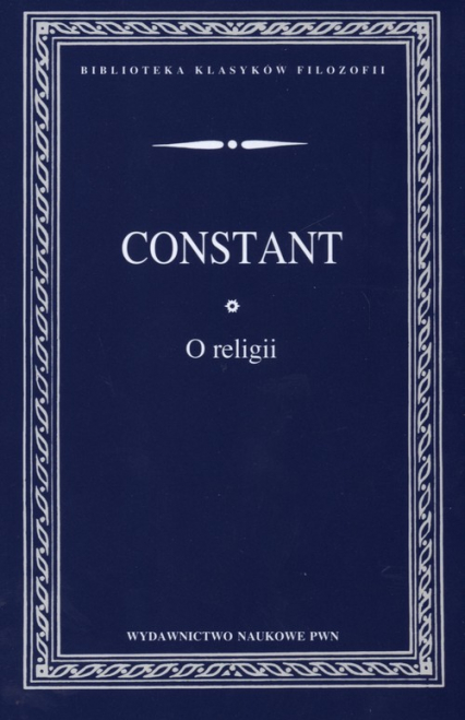 O religii - Benjamin Constant | okładka
