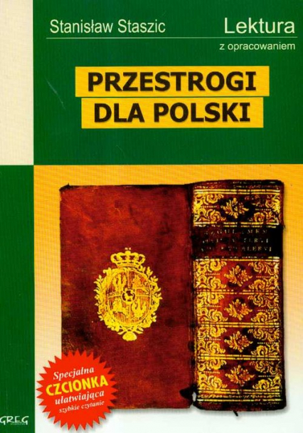 Przestrogi dla Polski Lektura z opracowaniem - Stanisław Staszic | okładka