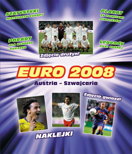 EURO 2008  Naklejanki z plakatem -  | okładka