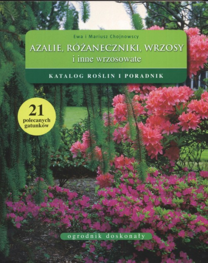Azalie różaneczniki wrzosy i inne wrzosowate Katalog roślin i poradnik - Chojnowski Mariusz | okładka