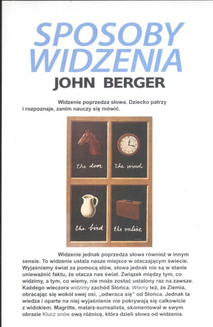 Sposoby widzenia - John Berger | okładka