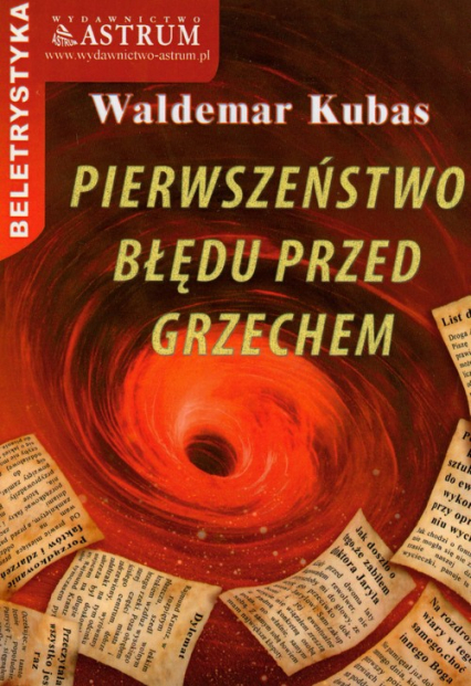 Pierwszeństwo błędu przed grzechem - Waldemar Kubas | okładka
