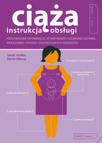 Ciąża Instrukcja obsługi Podstawowe informacje wykrywanie i usuwanie usterek, wskazówki  i porady dla przyszłych rodziców - Jordan Sarah, Ufberg David | okładka