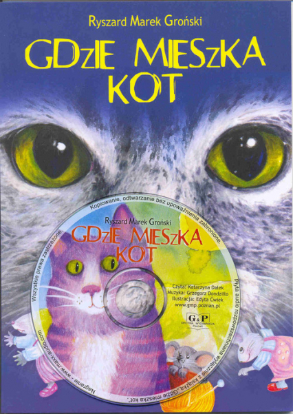 Gdzie mieszka kot z płytą CD - Ryszard Marek Groński | okładka