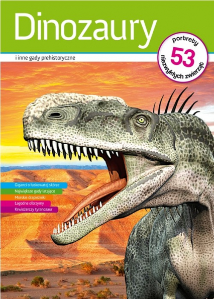 Dinozaury i inne gady prehistoryczne - Michał Brodacki | okładka