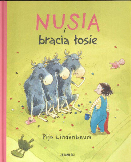 Nusia i bracia łosie - Pija Lindenbaum | okładka