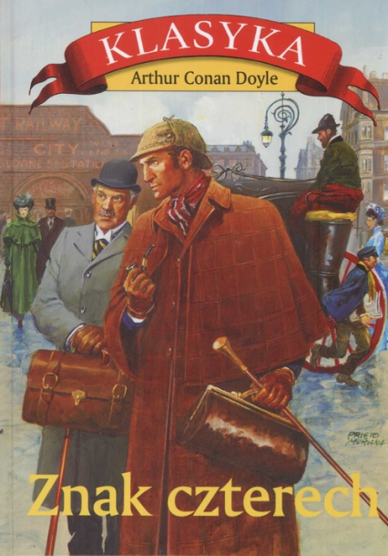 Znak czterech - Arthur Conan Doyle | okładka