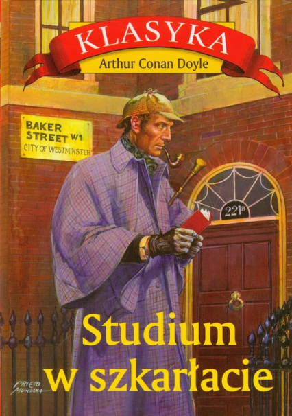 Studium w szkarłacie - Arthur Conan Doyle | okładka