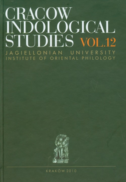 Cracow Indological Studies vol.12 - Halina Marlewicz | okładka