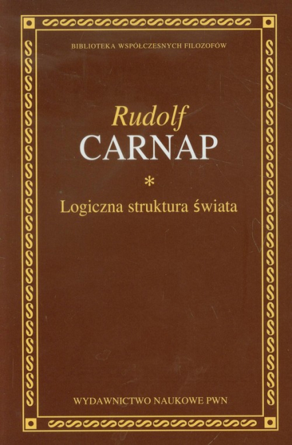 Logiczna struktura świata - Rudolf Carnap | okładka