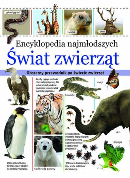 Encyklopedia najmłodszych Świat zwierząt -  | okładka