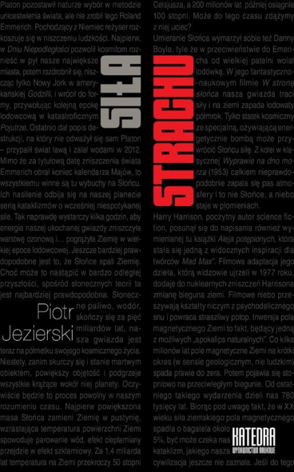 Siła strachu Wpływ Apokalipsy i lęków zimnowojennych na wybrane nurty kultury popularnej - Piotr Jezierski | okładka