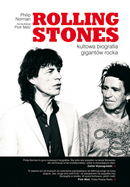 Rolling Stones Kultowa biografia gigantów rocka - Philip Norman | okładka