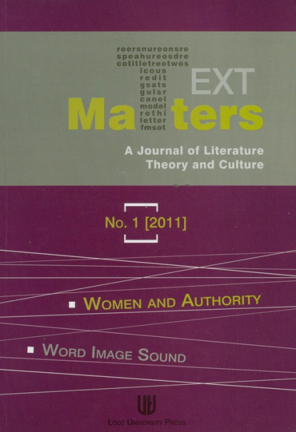 Text matters 1/2011 -  | okładka